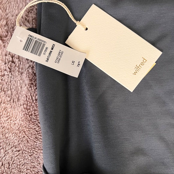 Aritzia Wilfred Saturn Midi Dress in Echo Grey - never worn - Picture 2 of 3